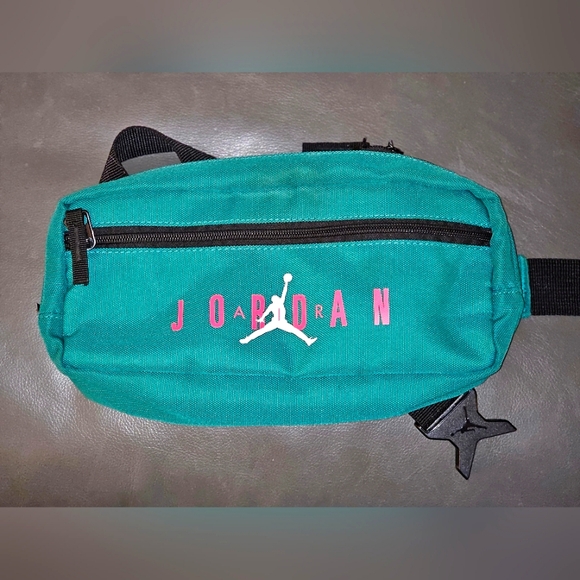 AIR JORDAN Retro Belted Teal Colored Bum Bag/Fanny Pack - Picture 2 of 14
